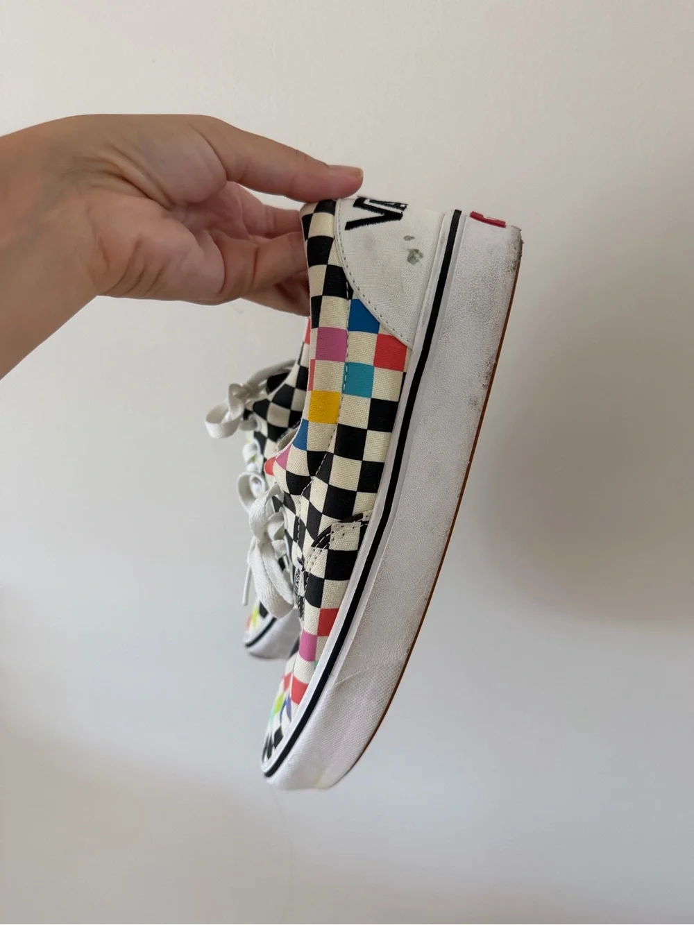 Vans x MOMA Collab - Checkerboard Low-Top Sneakers
